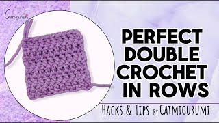 Download the video "Perfect Double Crochet in Rows (U.S. Term.)"
