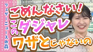 【駒木結衣】ワンワンを愛でるあまり、意図せずダジャレを言ってしまう結衣ちゃん【切り抜き】ウェザーニュースの森【ウェザ森】