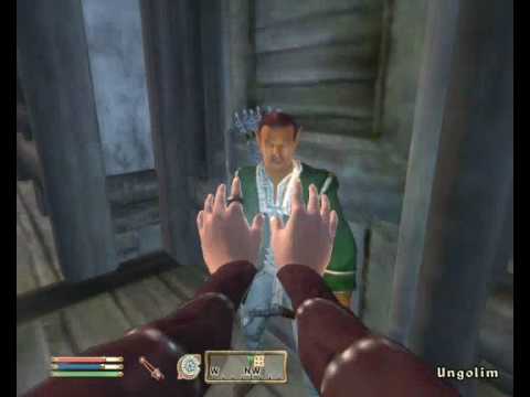 Lets Play Oblivion Part 38 - Ungolims Face
