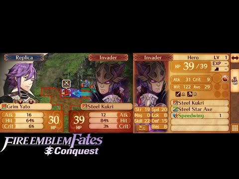 Fire Emblem Fates Conquest Lunatic Blind Chapter 15