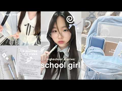 SCHOOL-GIRL diary 🐰🎐: productive busy days, cosplay project, what I eat in a week 🪄 ep.4