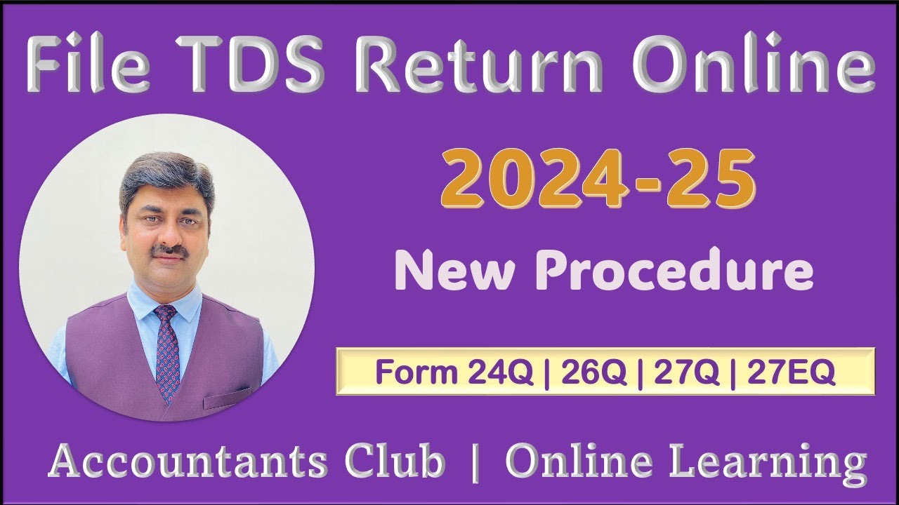 TDS return filing online  | TDS and TCS Return filing process 2023