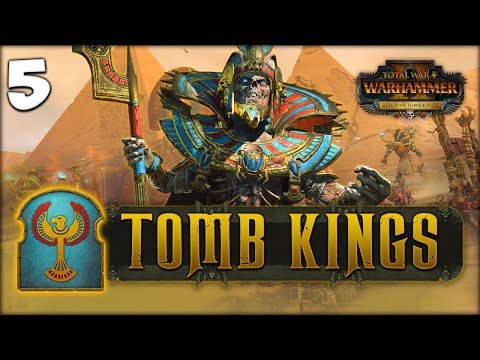 SETTRA'S FIRST BOOK! Total War: Warhammer 2 - Tomb Kings Campaign - Settra #5