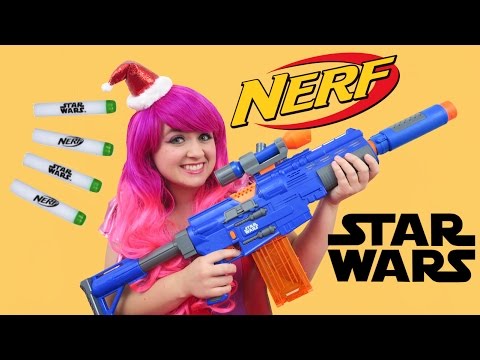 NERF Star Wars Rogue One Captain Cassian Andor's Deluxe Blaster | TOY REVIEW | KiMMi THE CLOWN Video