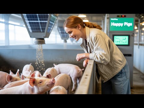 How American Farmers Raise Millions of Pigs in High-Tech Modern Farms | Agricultural Documentary