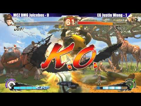 SSF4 AE 2012 Grand Finals MCZ DMG Juicebox vs EG Justin Wong - WB6 Road to Evo 2012