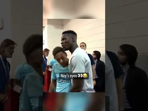 Neymar looking into Pogba’s soul 😆