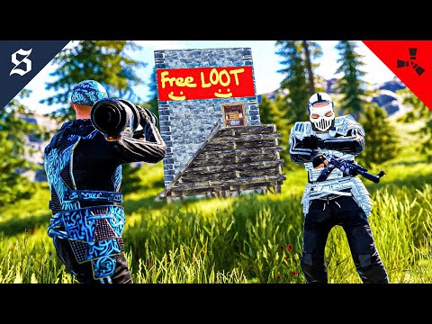 they came to raid my trap base and it was a disaster - Rust Solo