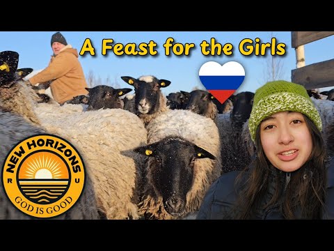 A Feast for the Girls 🐑 Farming in RUSSIA 🇷🇺 ❤️ 