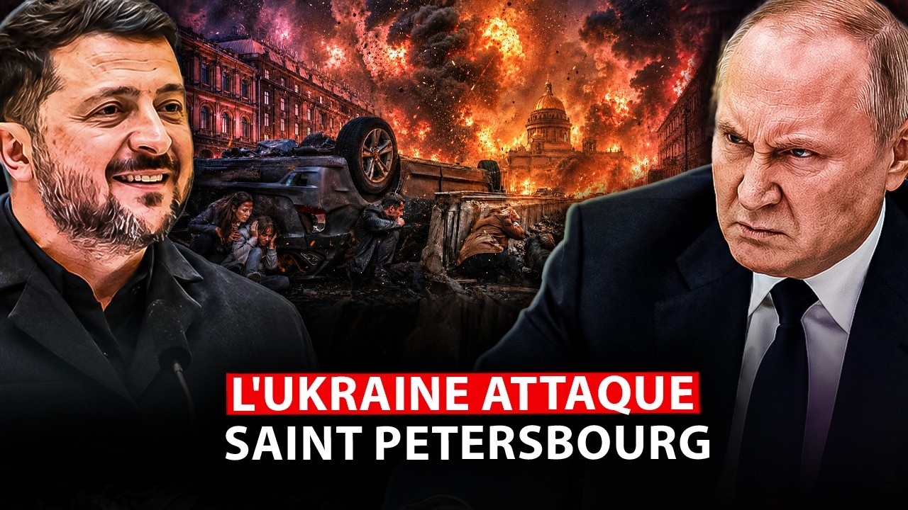 Coup dur pour la Russie, Kiev frappe saint Petersbourg
