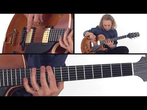 Jazz Trio Comping Guitar Lesson - Completely Blues Analysis - Mimi Fox