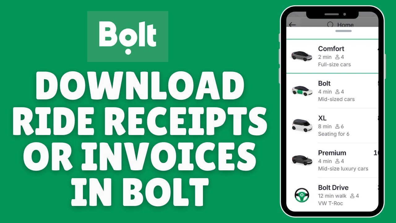 How to Download Ride Receipts or Invoices in Bolt 2025?