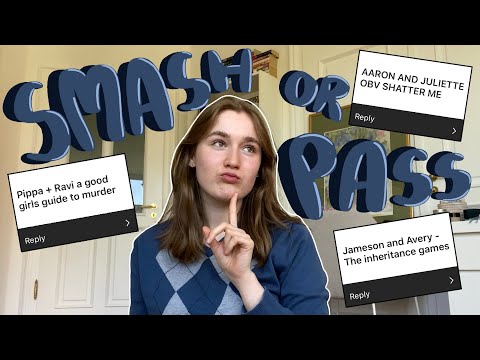 smash or pass: book couples