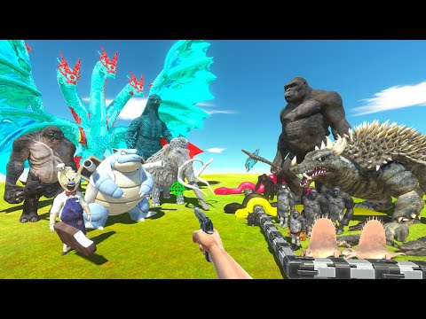 FPS Avatar Rescues Primates and Reptiles and Fights Ice Monsters - Animal Revolt Battle Simulator
