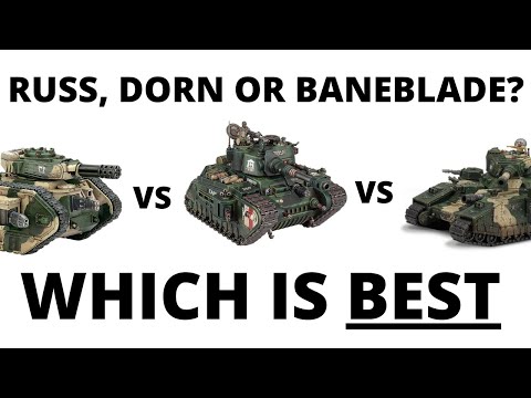 Leman Russ vs Rogal Dorn vs Baneblade - Which Astra Militarum Armour is BEST?