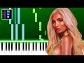 Pia Mia HOT Piano Tutorial Easy