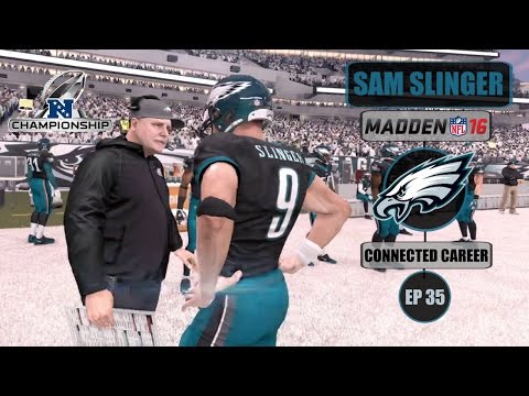 Madden 16 (Xbox One) Sam Slinger (QB) Connected Career Series - E35 (Year 2, NFC Champ vs Seahawks )
