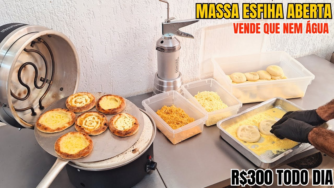 Esfiha Profissional- Faça e venda em casa, Vende igual Água 200 todo dia. Você vai sair das dívidas