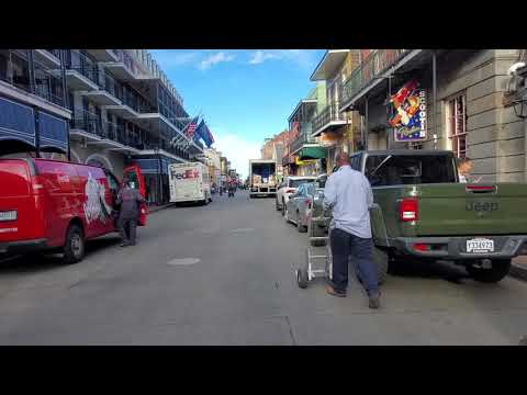 CANAL STREET BOURBON STREET WALK IN NOVEMBER 2021