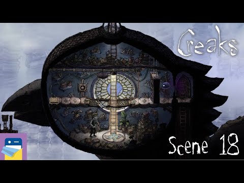 Creaks: Scene 18 Walkthrough & iOS Apple Arcade Gameplay (by Amanita Design)