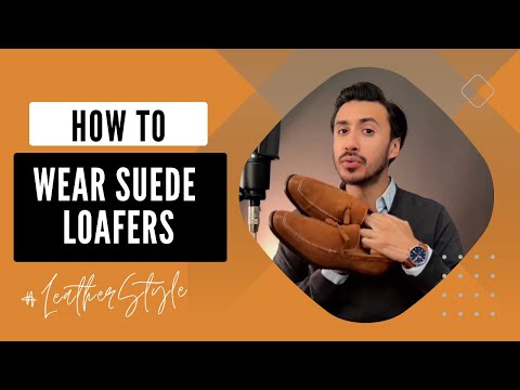 How to Wear: Men's Suede Loafers in Cinnamon