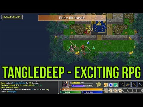 Let's Play Tangledeep - Top down, turn based, indie role playing game