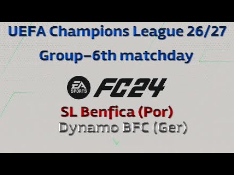 EA FC24 : UCL, 26/27 - 6th matchday