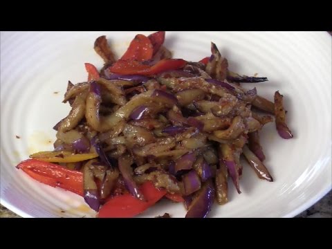 Simple Stir-fry Eggplants