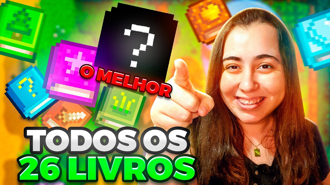 GUIA DE TODOS OS 26 LIVROS da atualização 1.6 do Stardew Valley