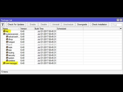How to Install Extra Packages (User Manager) in MikroTik RouterOS