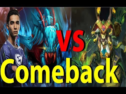 Weaver By Sumail Comeback Fight With Medusa - Dota2 7.20e