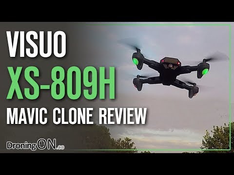 DroningON | Visuo XS809H (DJI Mavic Clone) Unboxing & Flight Test Review