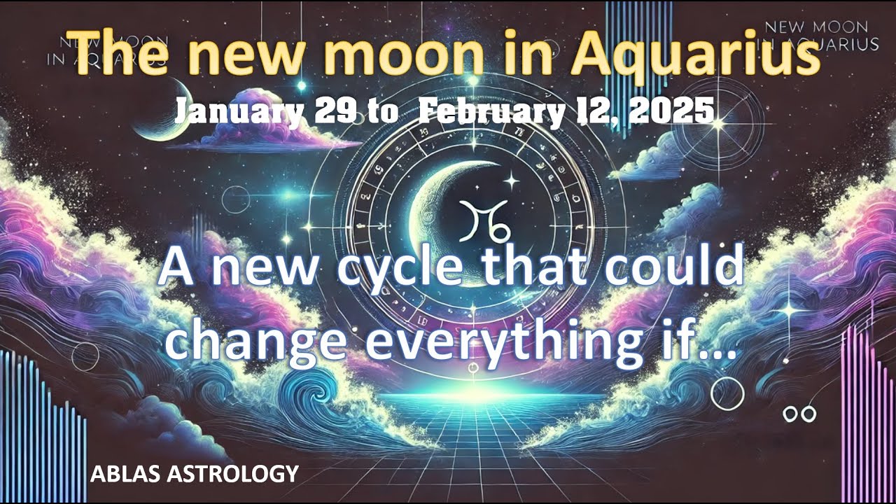 The New Moon in Aquarius  January 29. Are you ready for a great change? Trust me, it's about to...
