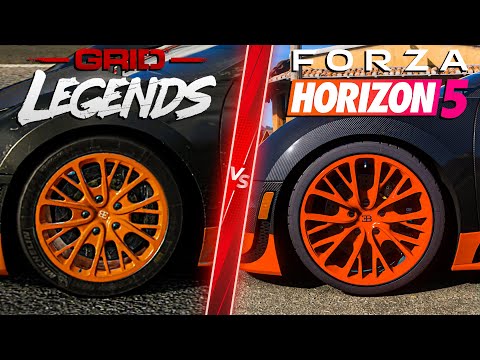 Grid Legends vs Forza Horizon 5 - Direct Comparison! Attention to Detail & Graphics! ULTRA 4K