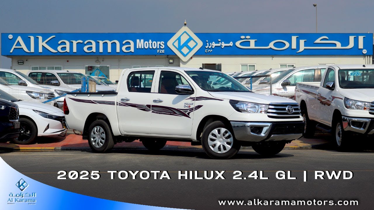 Toyota Hilux Toyota Hilux GL D-4D | 2.4L Diesel | RWD | Bed Liner | Manual Transmission | 6 Seater | GCC | Export video