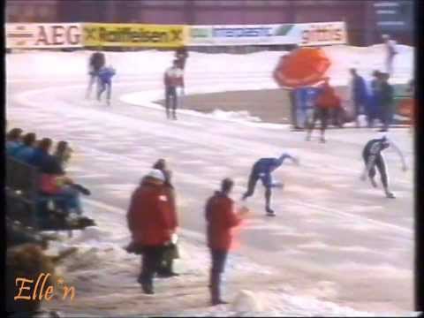 World Cup Innsbruck 1989 - 500 m Adeberg - Terpstra