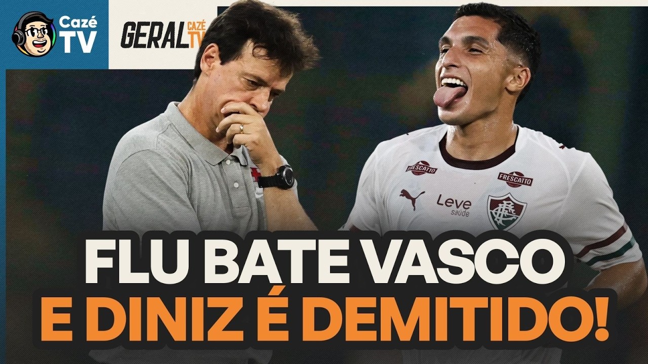 FLU VENCE O VASCO E DINIZ É DEMITIDO! SEMIFINAIS DO PAULISTÃO DEFINIDAS E MAIS | GERAL CAZÉTV