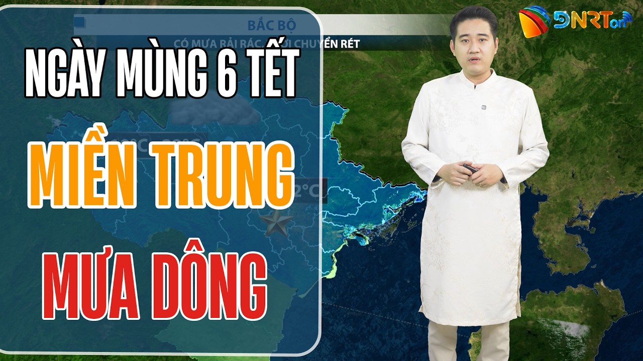 Thời tiết ngày mới Mùng 6 Tết | Trung Bộ mưa dông rải rác; Nam Bộ ngày nắng