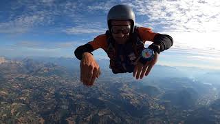 Skydiving B-License - 5th jump / Parachutisme Brevet B2 - 5ème saut