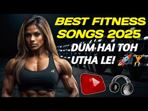 GYM Songs Hindi 2025 🔥 Non Stop Workout Music Mix | Best Fitness Songs 2025💪