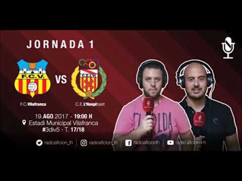 Gol David García F.C. Vilafranca - C.E. L´Hospitalet