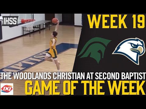Top Private School Basketball Thriller: The Woodlands vs Second Baptist | Highlights