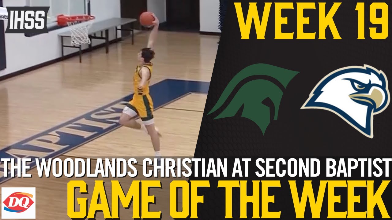 Top Private School Basketball Thriller: The Woodlands vs Second Baptist | Highlights