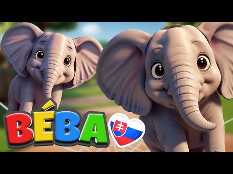 SLONY NA PAVUČINE | Detské pesničky | BÉBA