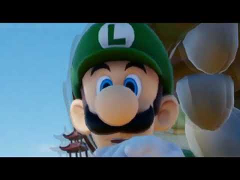 Luigi and killer bean vibing to Pop Smoke x Sinan Sakic (earrape) 60 fps