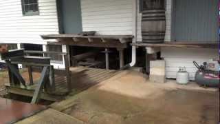 preview picture of video 'Historic 1890's Grist Mill at the Tomahawk Mill Winery in Chatham Va'