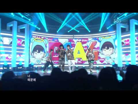 111009.인기가요 B1A4 [Beautiful Target]