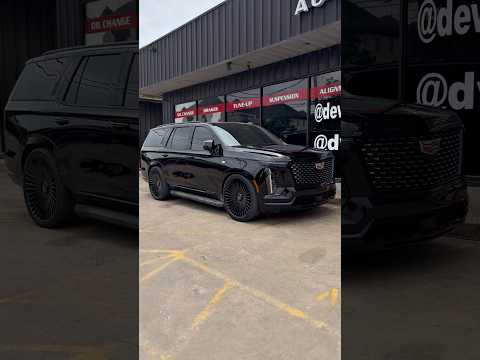 2025 CADILLAC ESCALADE BELLTECH 3” DROP INSTALL🔥‼️ #shorts