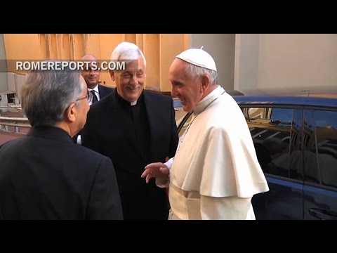 El Papa se reúne con los jesuitas, en su propia casa