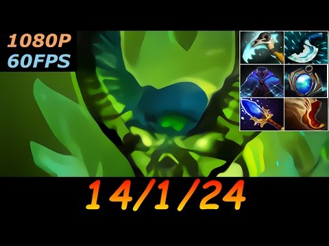 Dota 2 Pugna Pro 14/1/24 (Kills/Deaths/Assists) Top MMR 570 GPM Ranked Full Gameplay